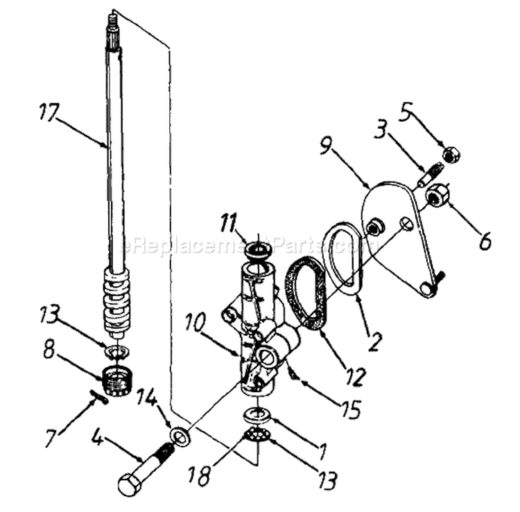 Page I Diagram and Parts List for 1361614G701 1996 Yard Man Lawn Tractor